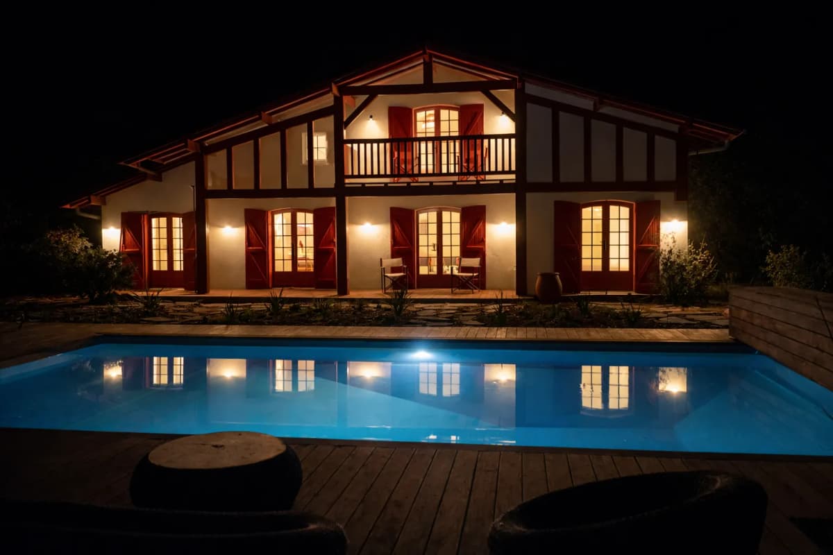 Villa 4* piscine chauffée proche lac, centre ville, tennis et golf d'Hossegor