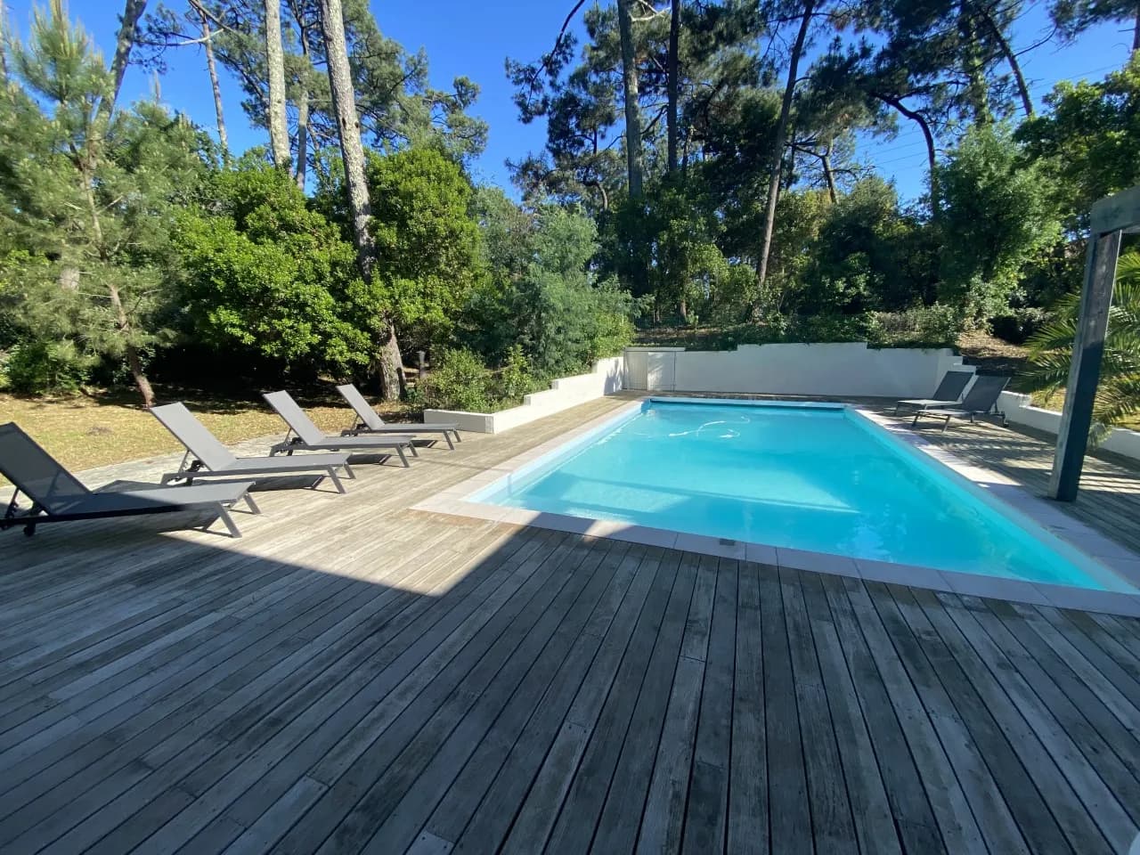 Villa 4* piscine entre lac à 200m et océan à 600m, 5 min centre ville d'Hossegor