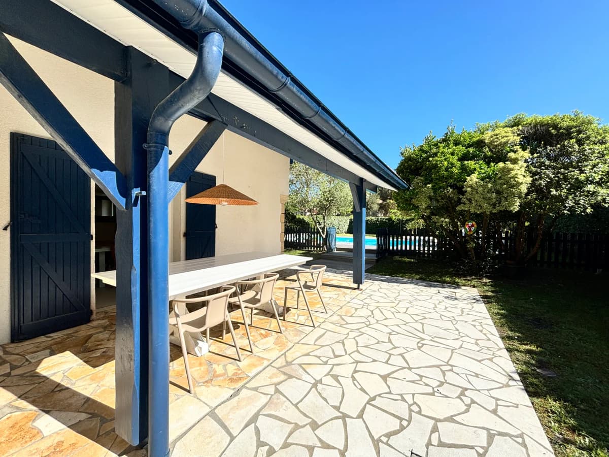 Villa 4* piscine chauffée, lac Hossegor à pied