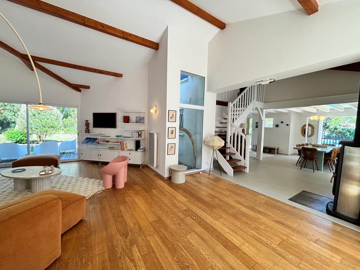 Villa 4* piscine chauffée, lac Hossegor à pied