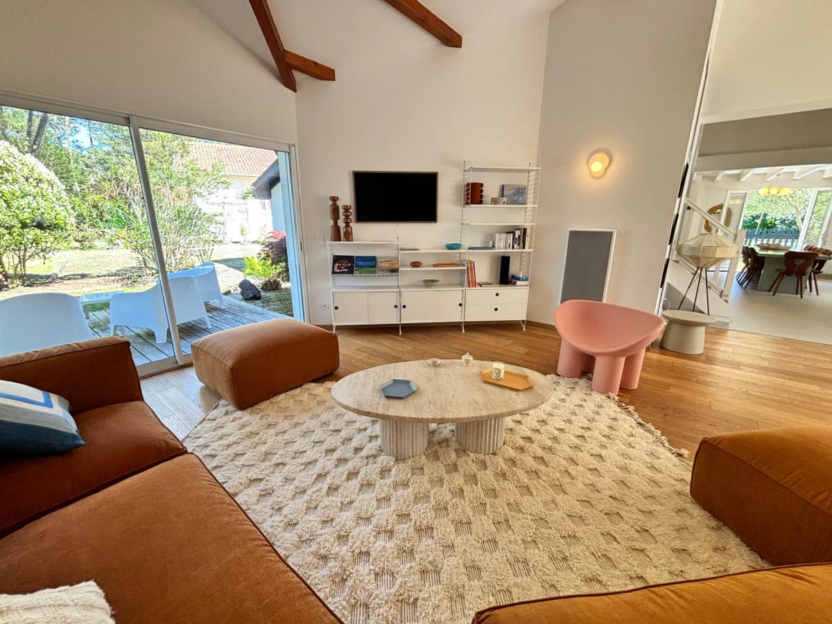 Villa 4* piscine chauffée, lac Hossegor à pied