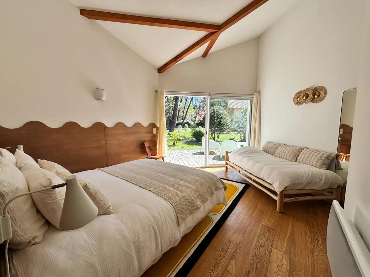 Villa 4* piscine chauffée, lac Hossegor à pied