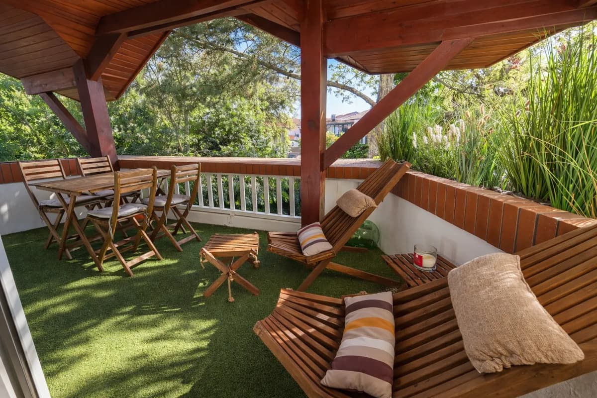 Appt T3-coeur d'Hossegor et lac-Terrasse - Parking