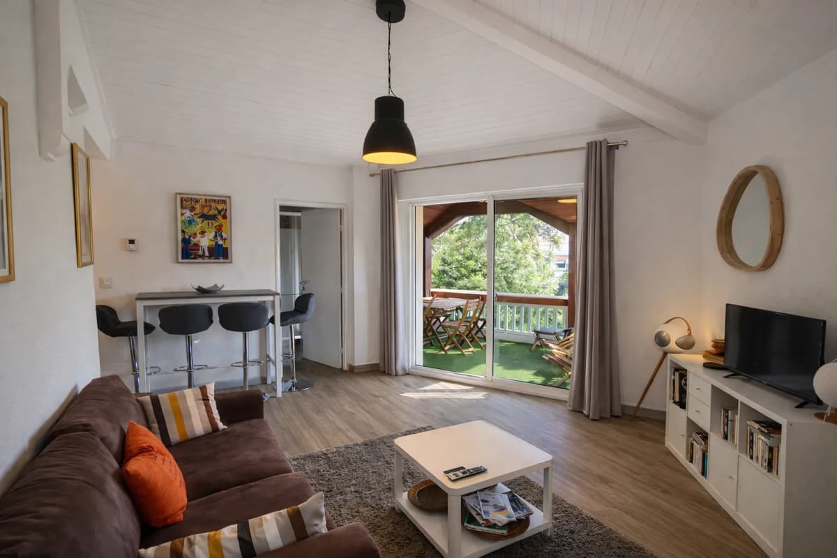 Appt T3-coeur d'Hossegor et lac-Terrasse - Parking
