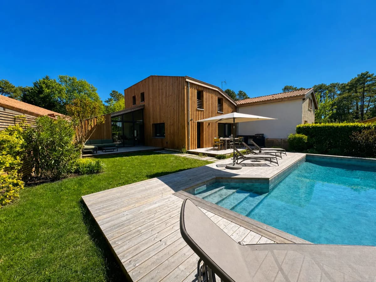 Villa piscine chauffée-climatisation- 5min centre Hossegor