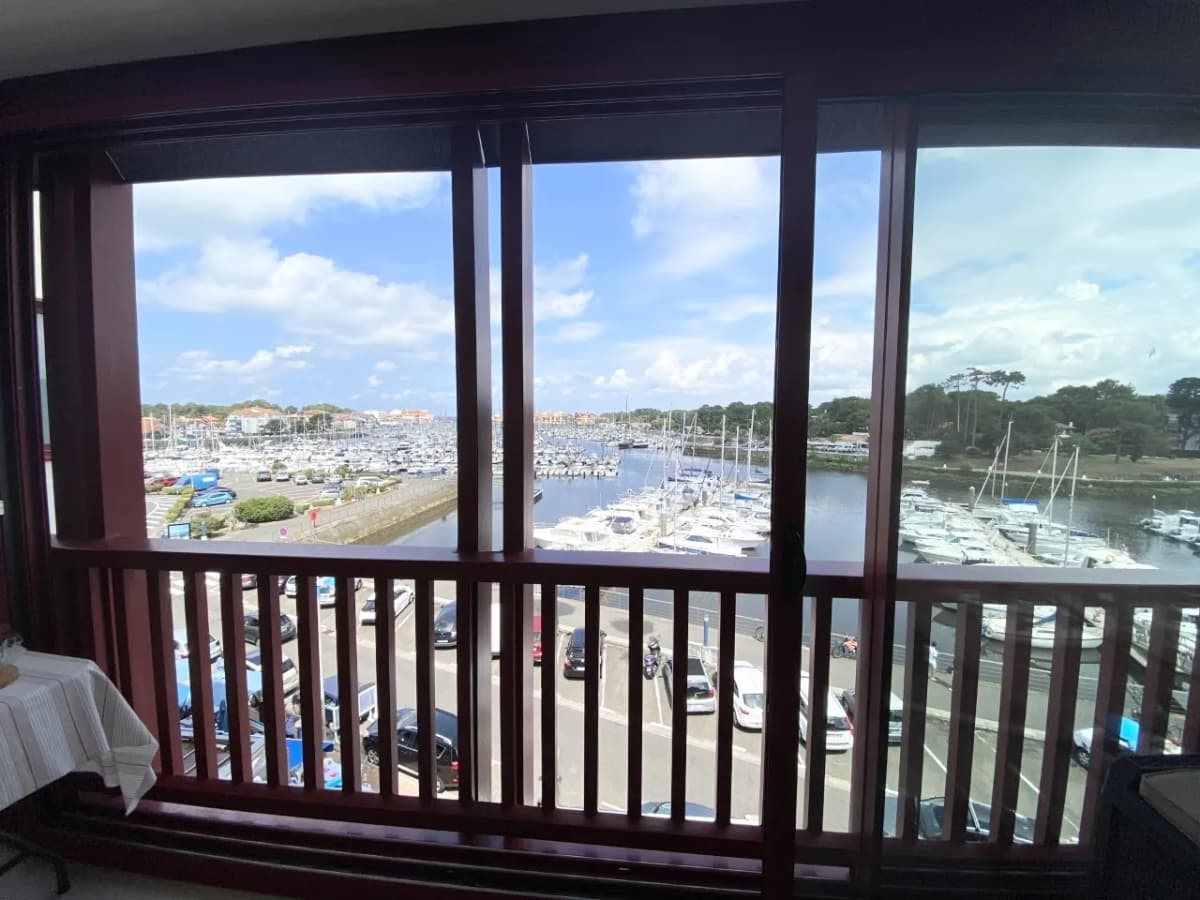 Appart T2, vue port et océan, centre ville d'Hossegor à pied