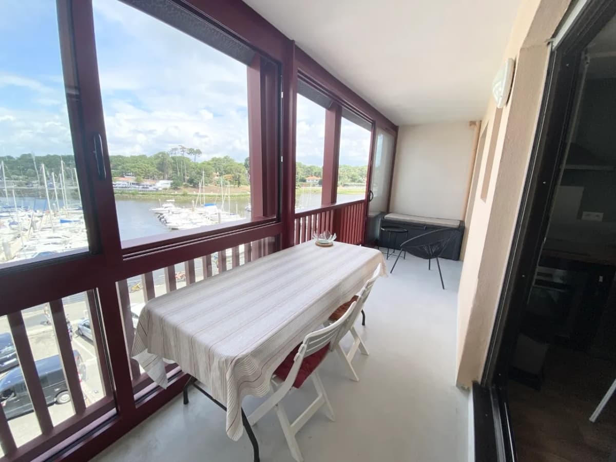 Appart T2, vue port et océan, centre ville d'Hossegor à pied