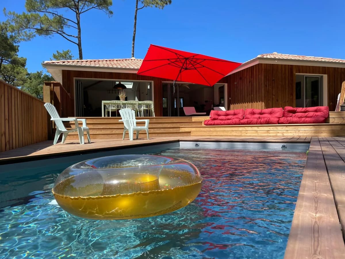 Villa piscine chauffée, jacuzzi, 500m Océan, Golf & Spa