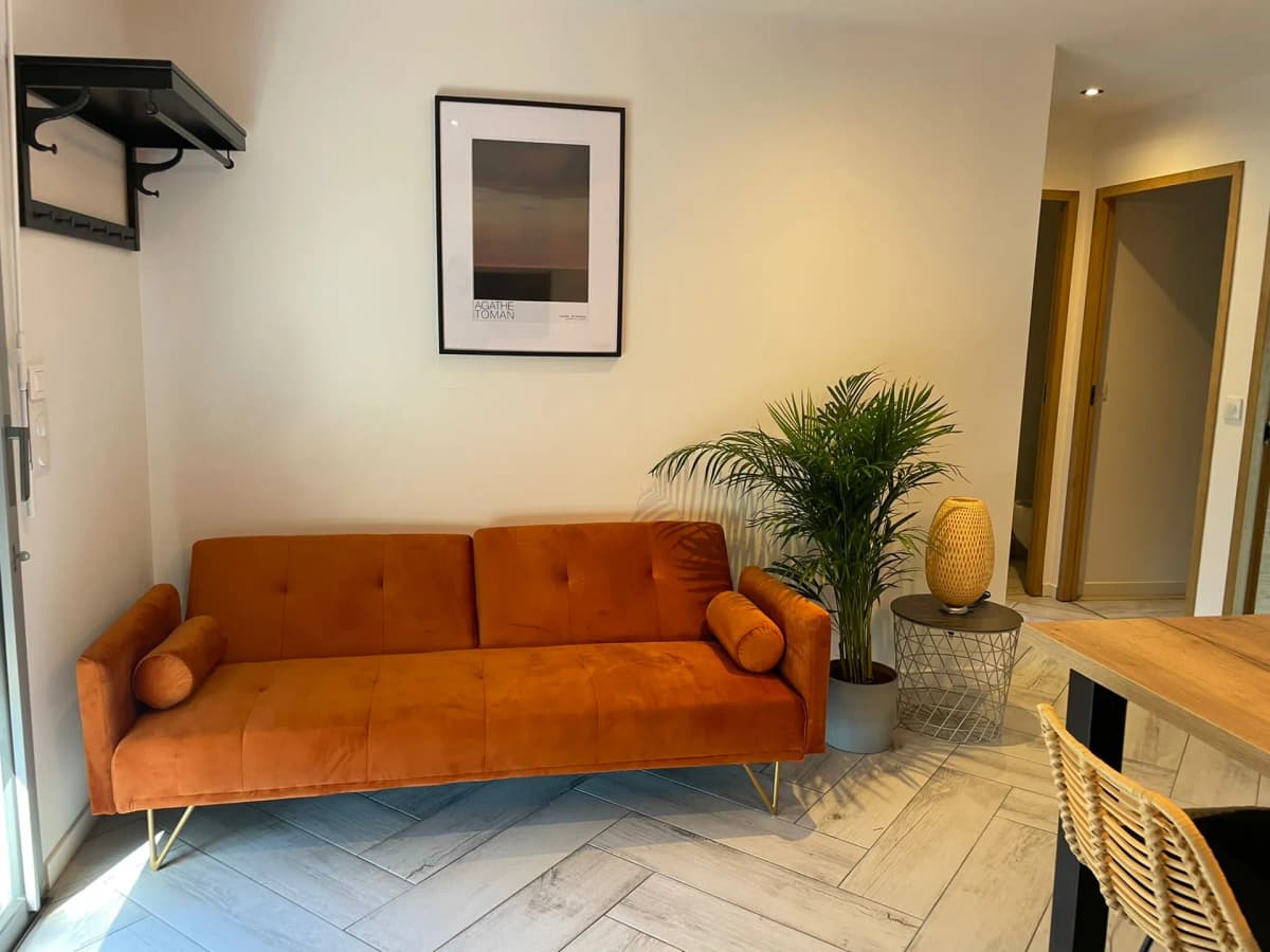 Appart T3, jacuzzi, jardin, 500m Plage des Bourdaines