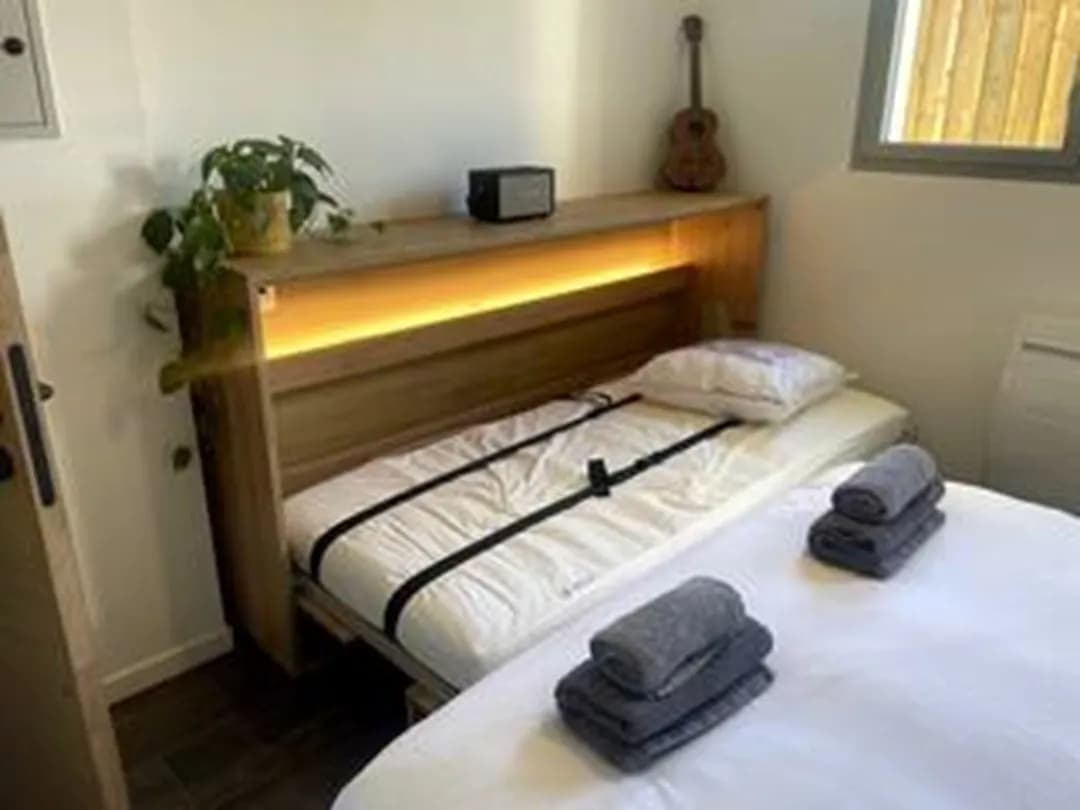 Appart T3, jacuzzi, jardin, 500m Plage des Bourdaines