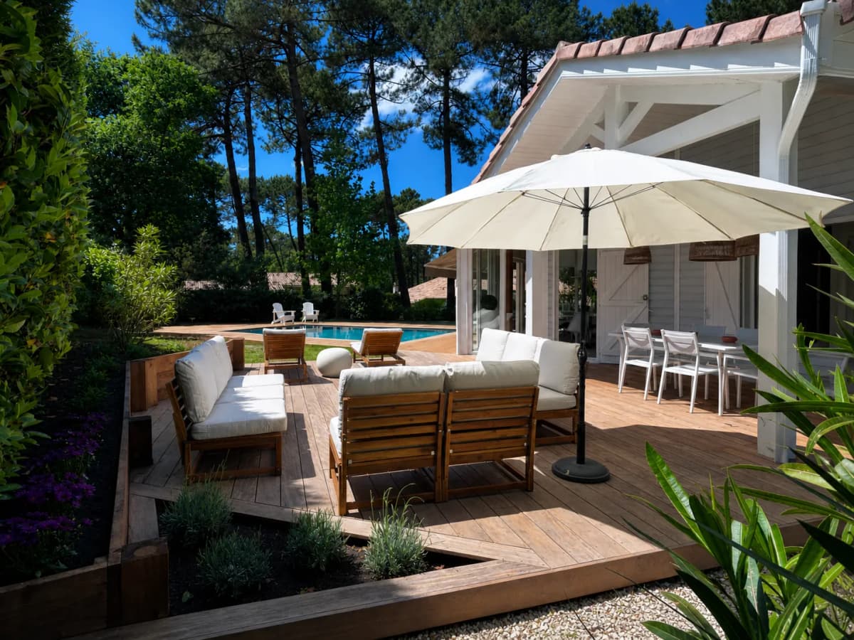 Villa sur gold de Seignosse, piscine, proche plage, calme