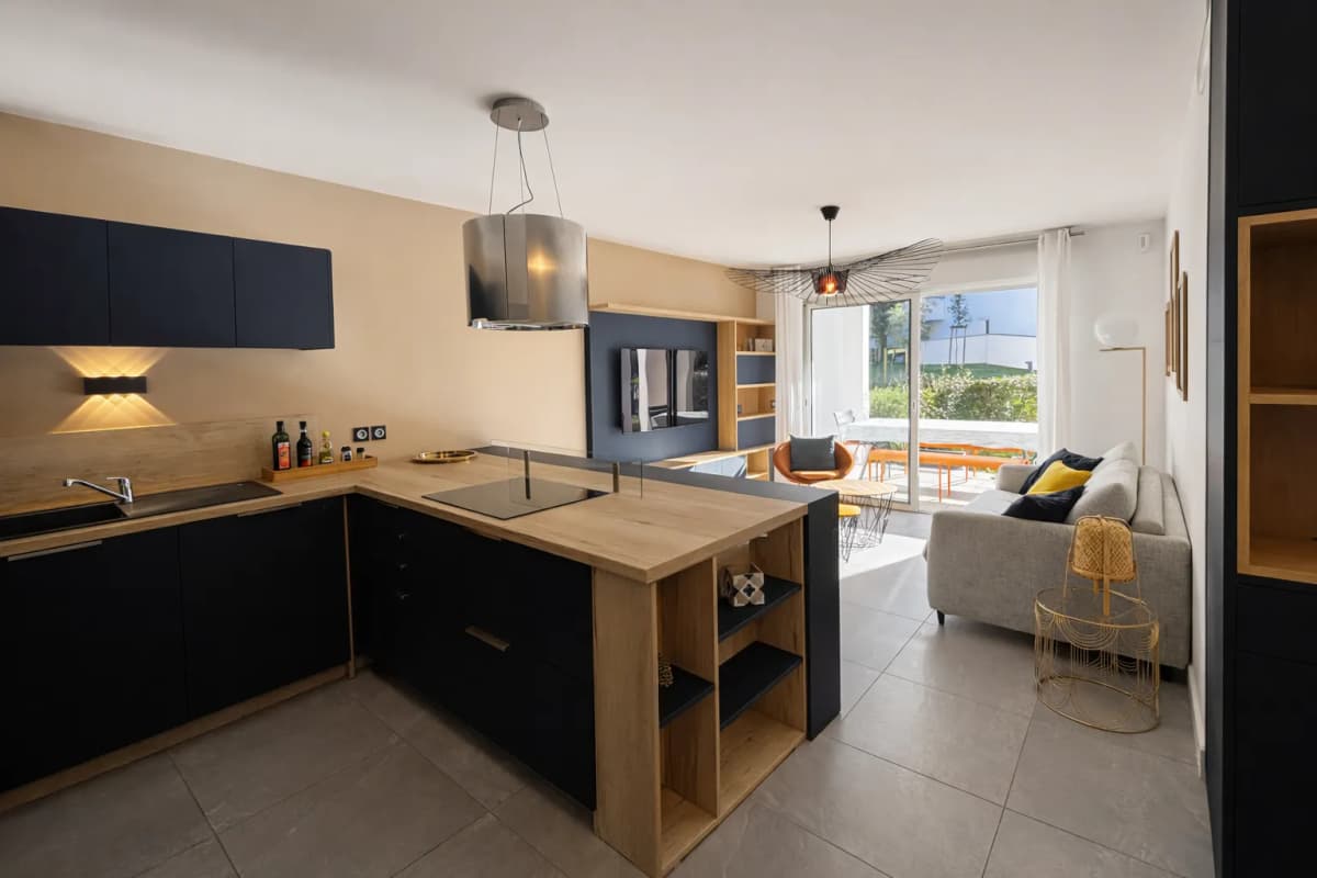 Appart Aiga T3-50m du lac d'Hossegor-jardin-parking-calme