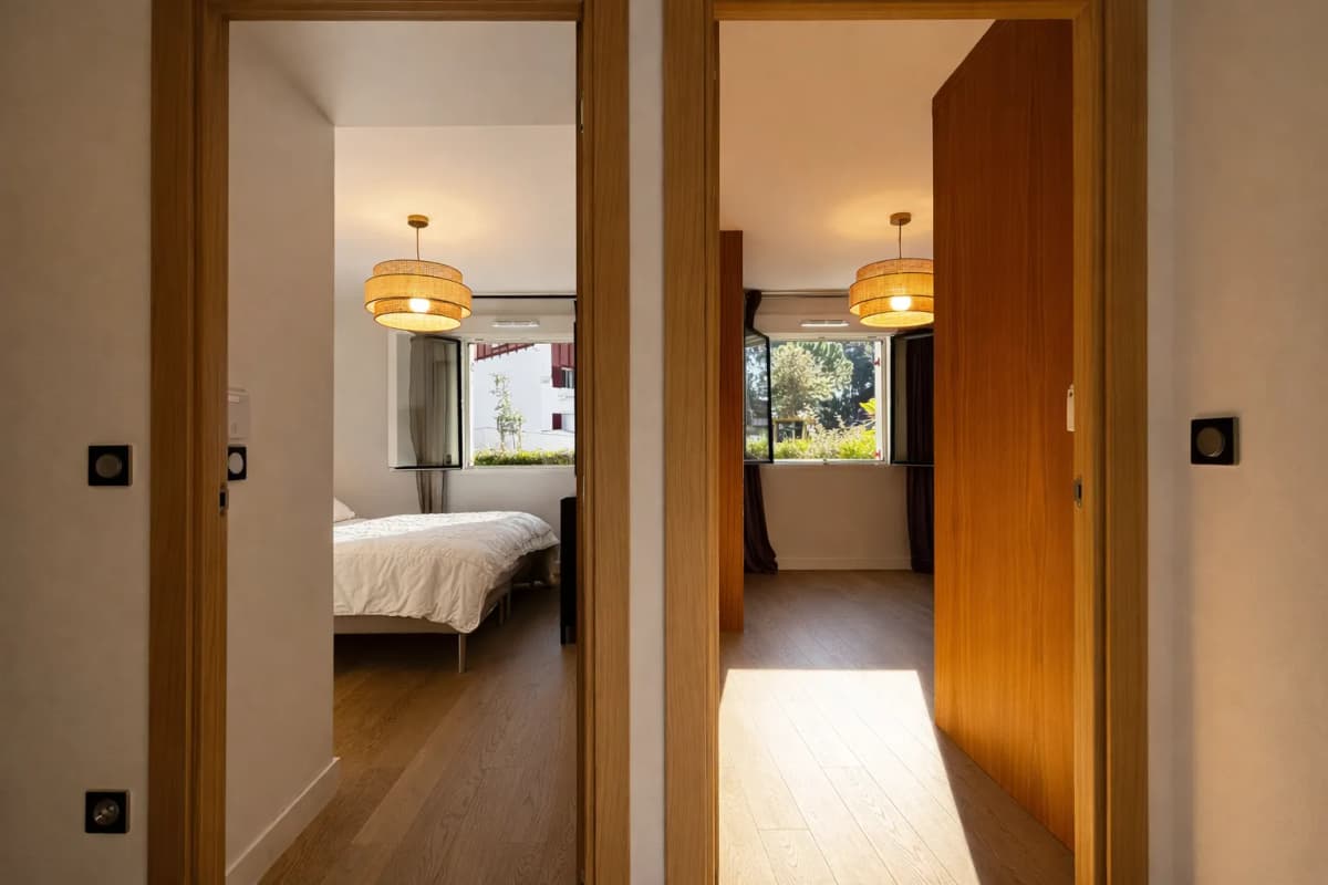 Appart Aiga T3-50m du lac d'Hossegor-jardin-parking-calme