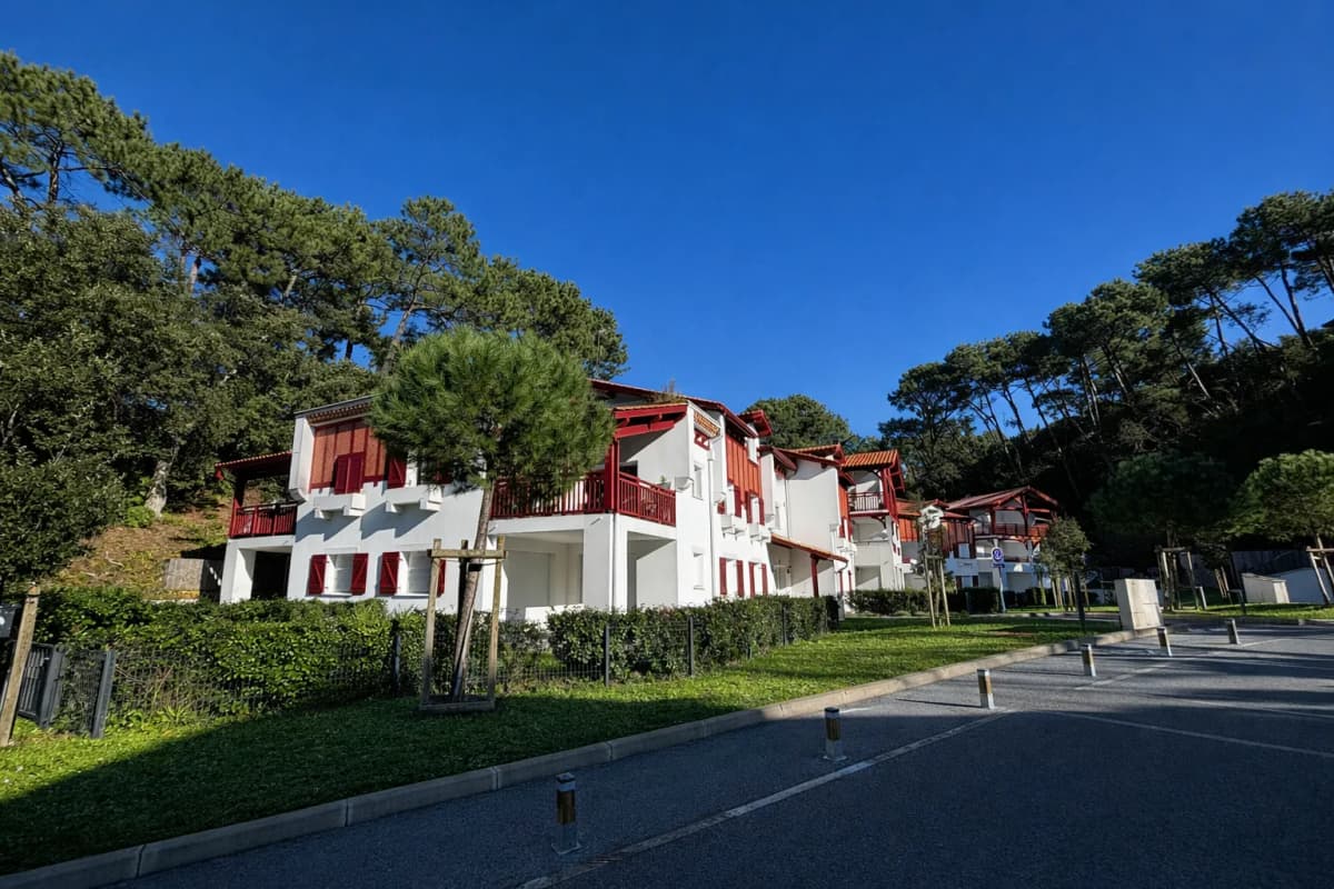 Appart Aiga T3-50m du lac d'Hossegor-jardin-parking-calme