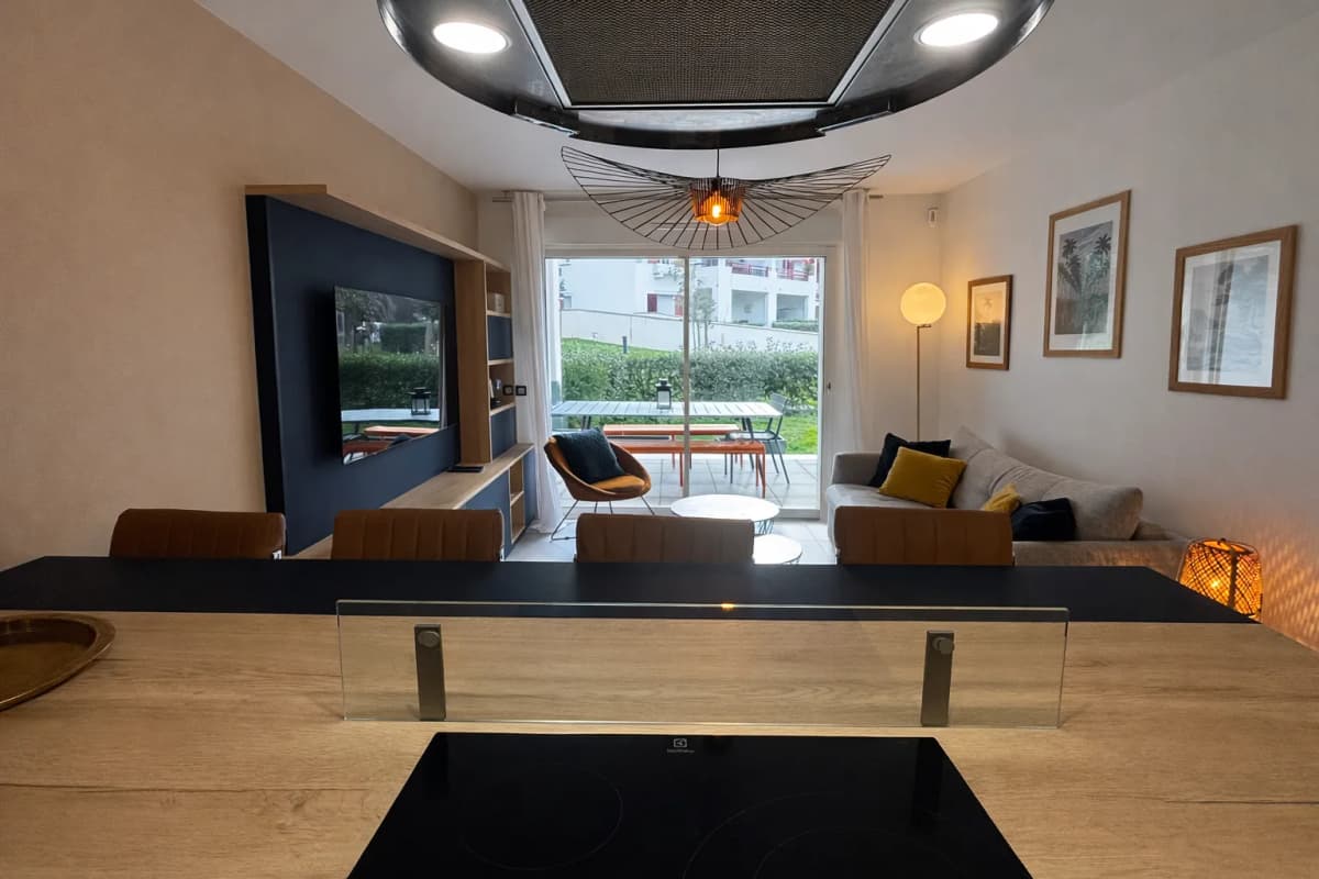 Appart Aiga T3-50m du lac d'Hossegor-jardin-parking-calme