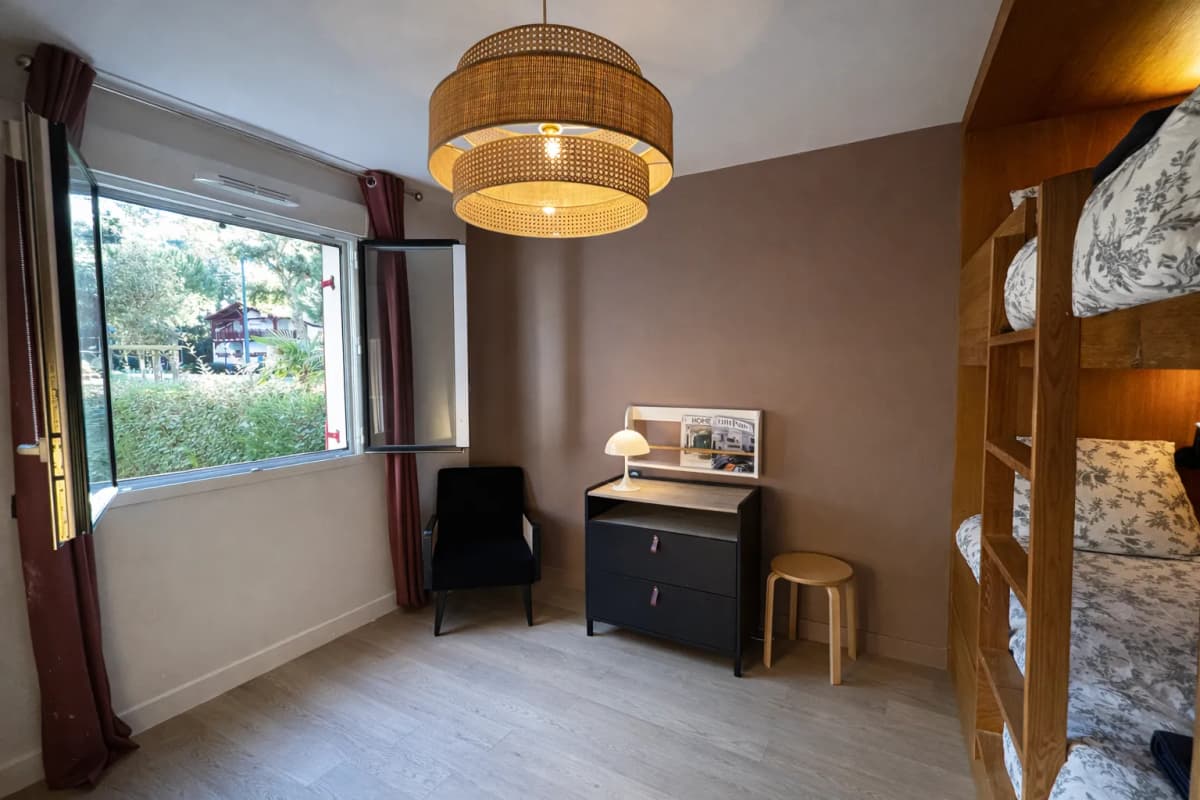 Appart Aiga T3-50m du lac d'Hossegor-jardin-parking-calme