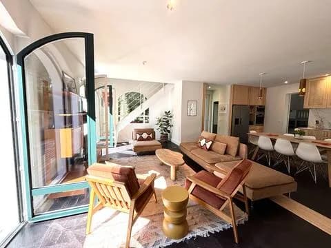 Villa climatisée, piscine chauffée entre lac à 200m et océan à 600m, 5min centre ville d'Hossegor