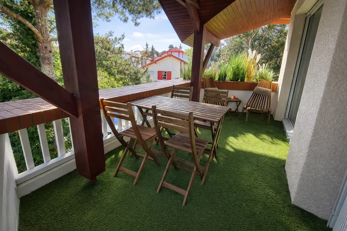 Appt T3-coeur d'Hossegor et lac-Terrasse - Parking