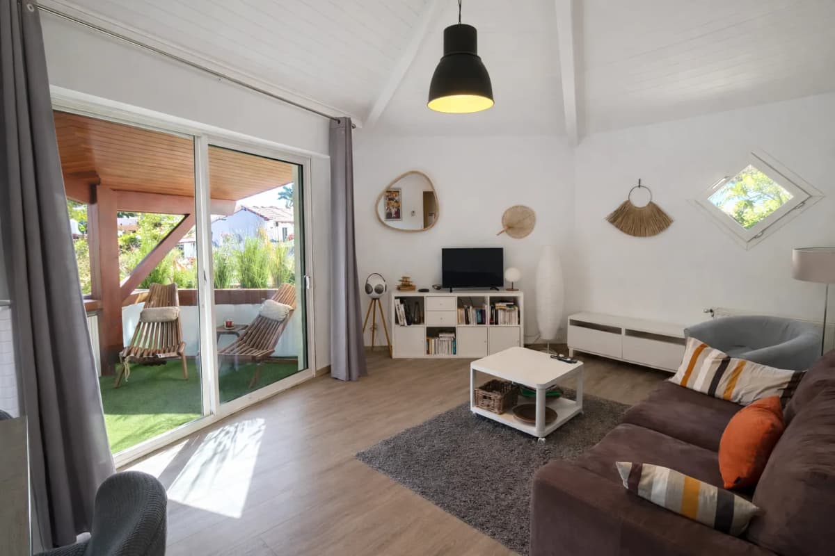 Appt T3-coeur d'Hossegor et lac-Terrasse - Parking
