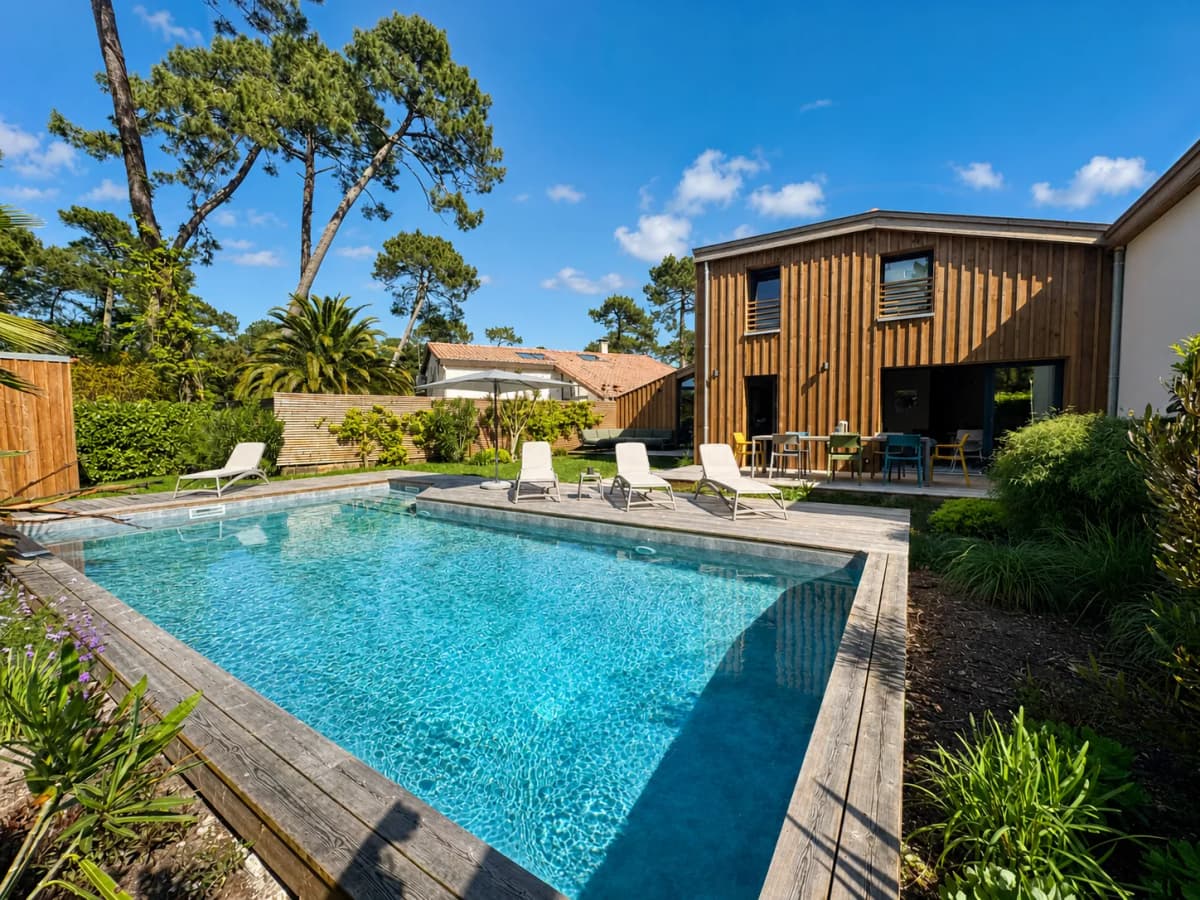 Villa piscine chauffée-climatisation- 5min centre Hossegor