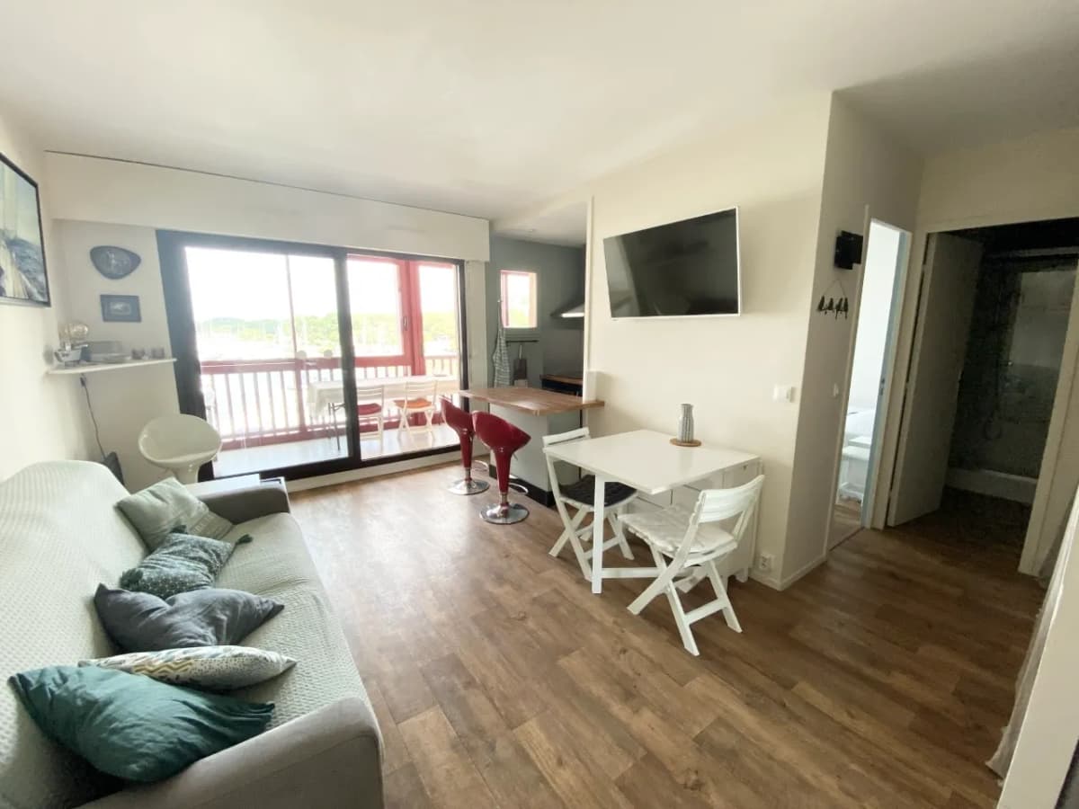 Appart T2, vue port et océan, centre ville d'Hossegor à pied