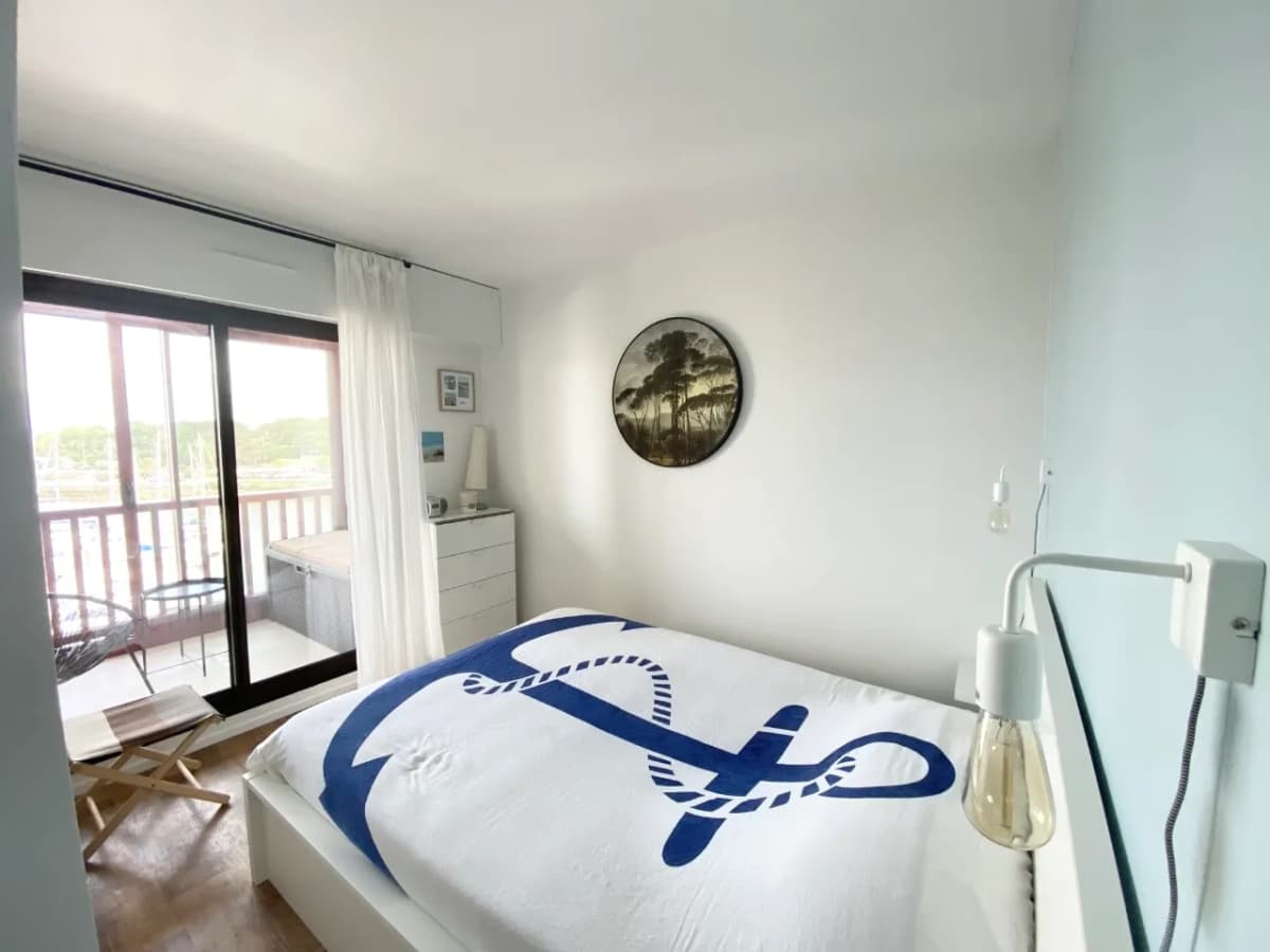 Appart T2, vue port et océan, centre ville d'Hossegor à pied