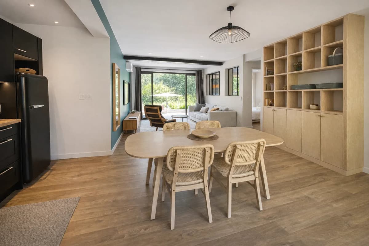 Maison T3 climatisée, plage, forêt, golf, parking privé