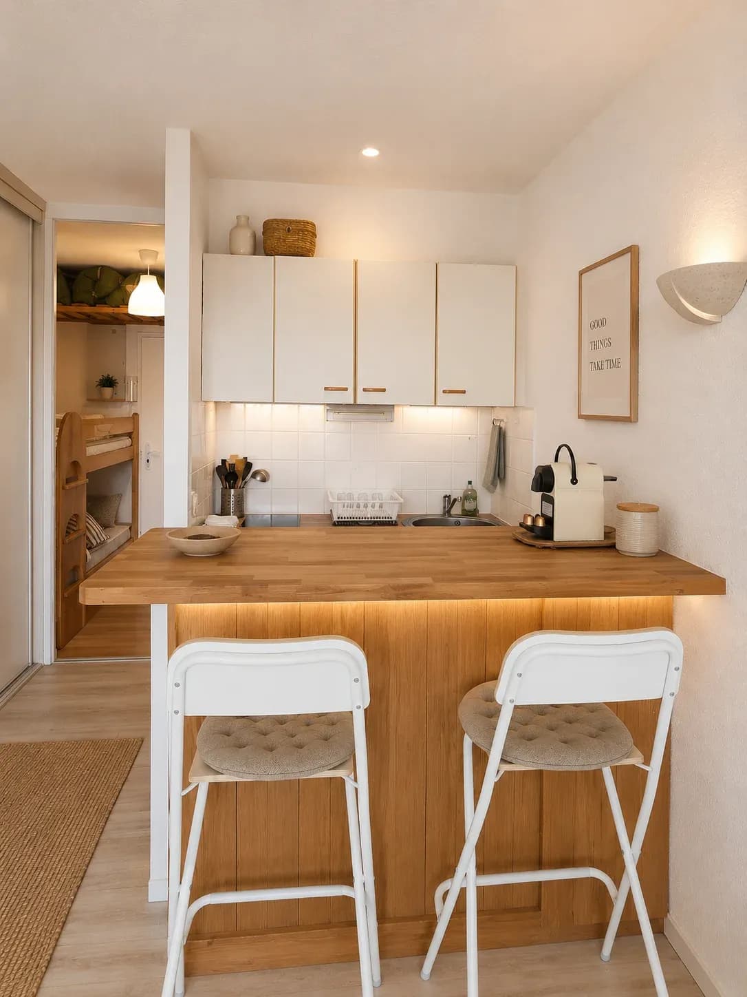 Studio " La parenthèse " vue mer