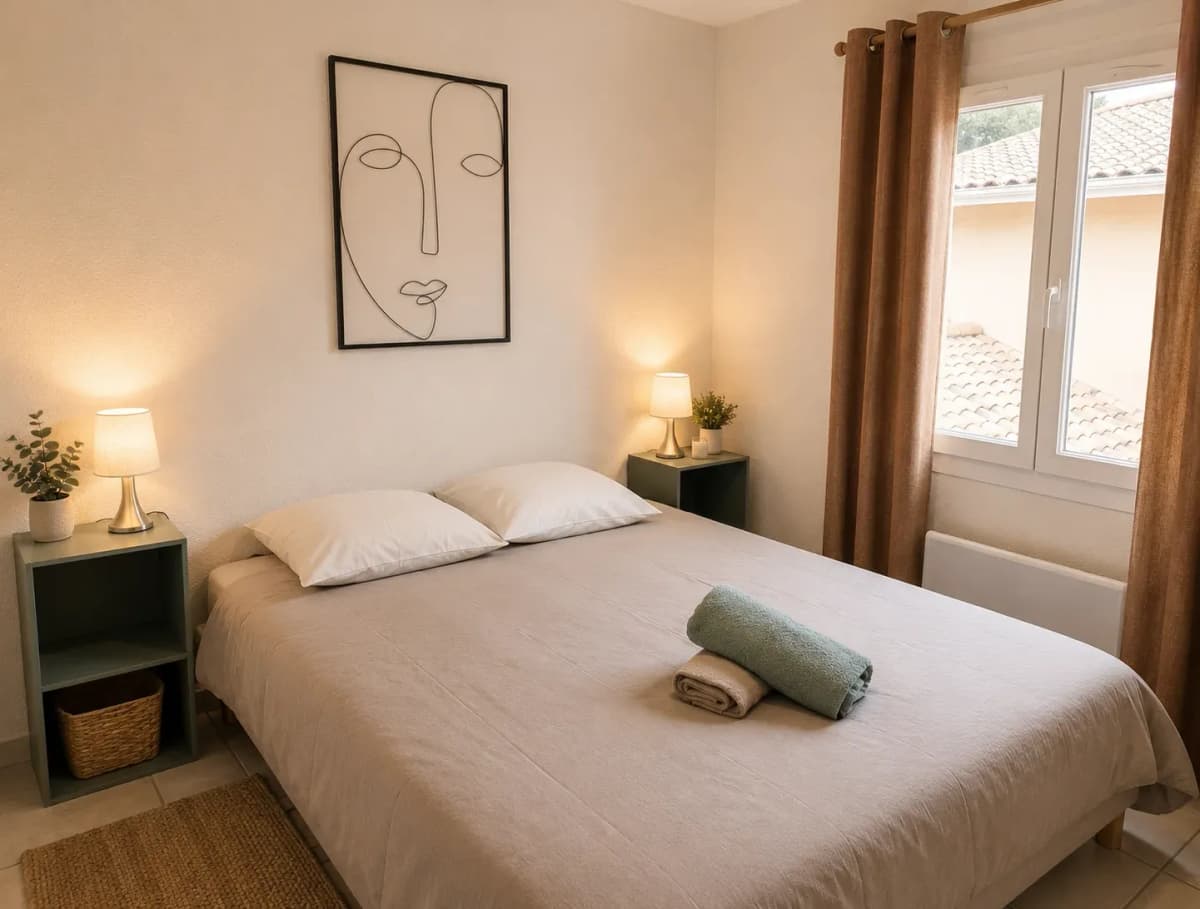Agréable maison climatisée